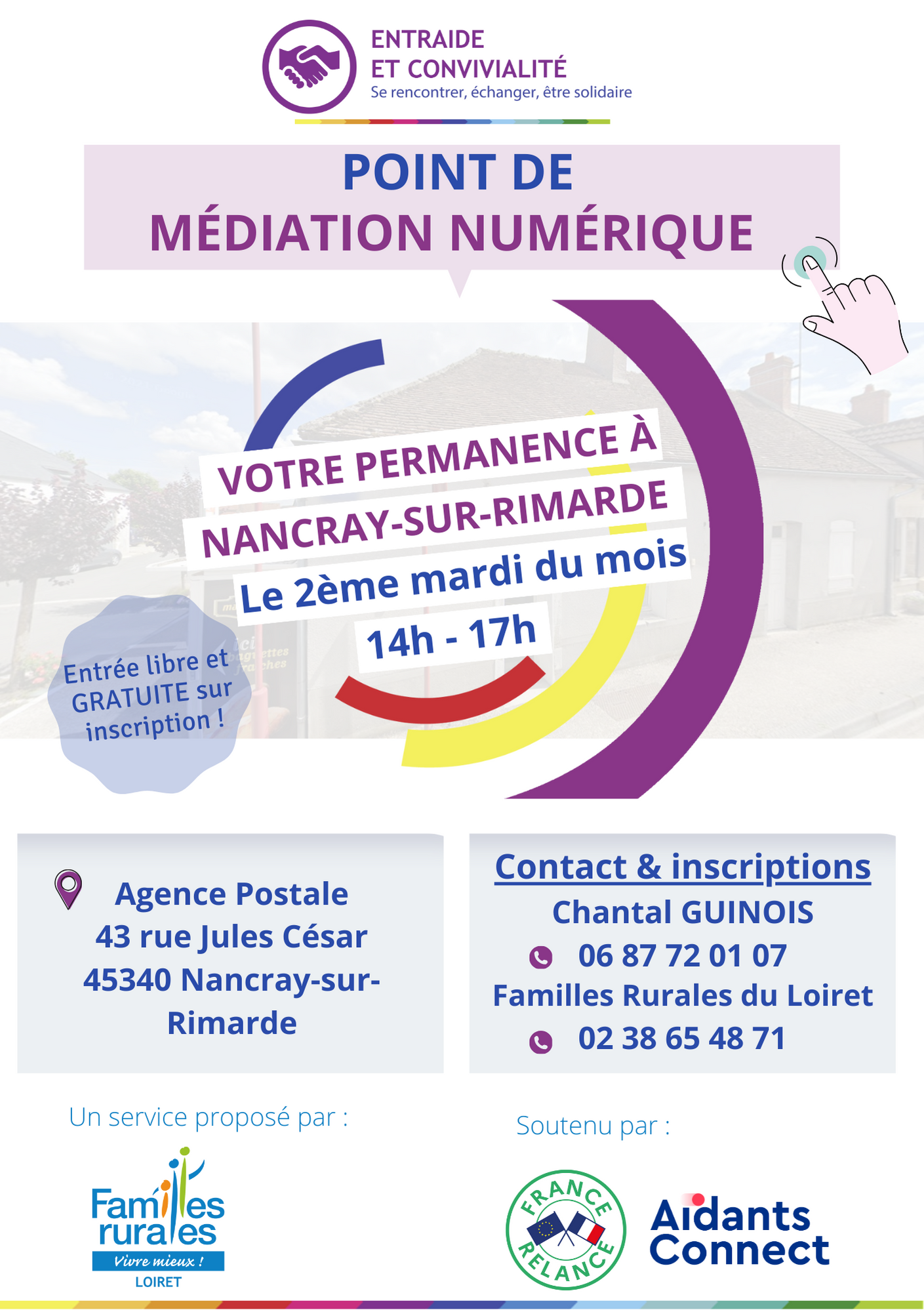 PMN Nancray-sur-Rimarde dates 2024 atelier numérique