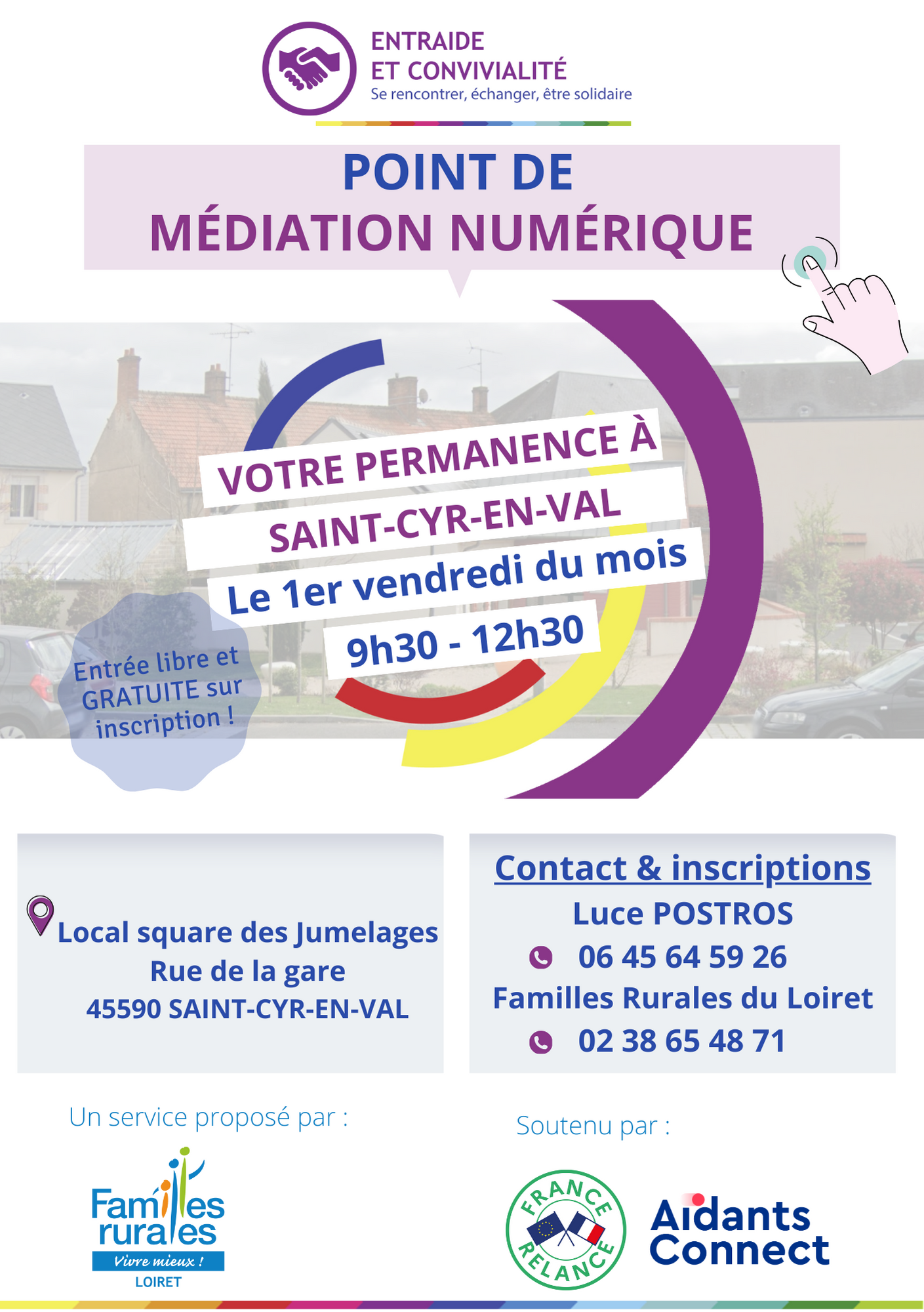 PMN Saint-Cyr-en-Val dates 2024 atelier numérique