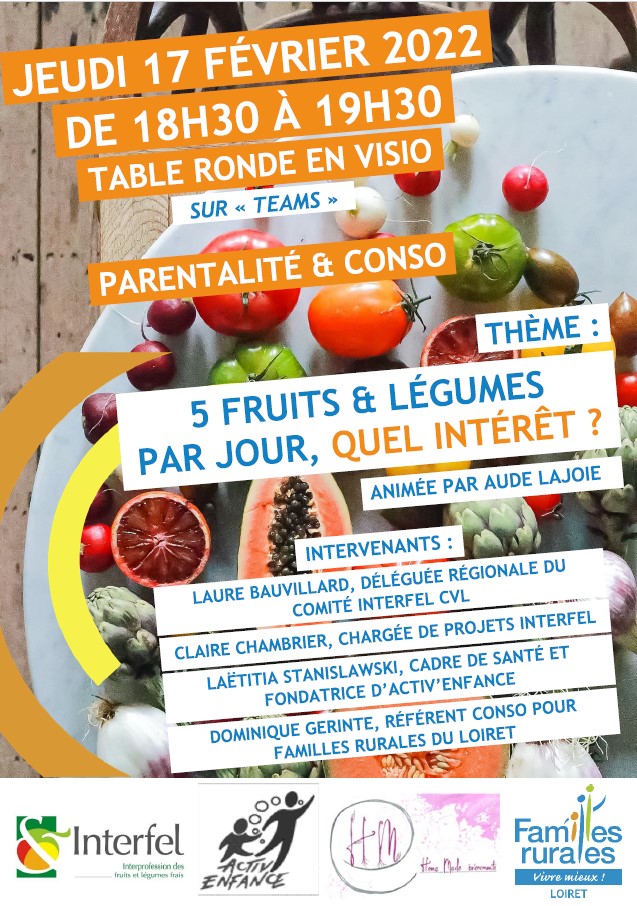 table ronde visio 5 fruits & légumes