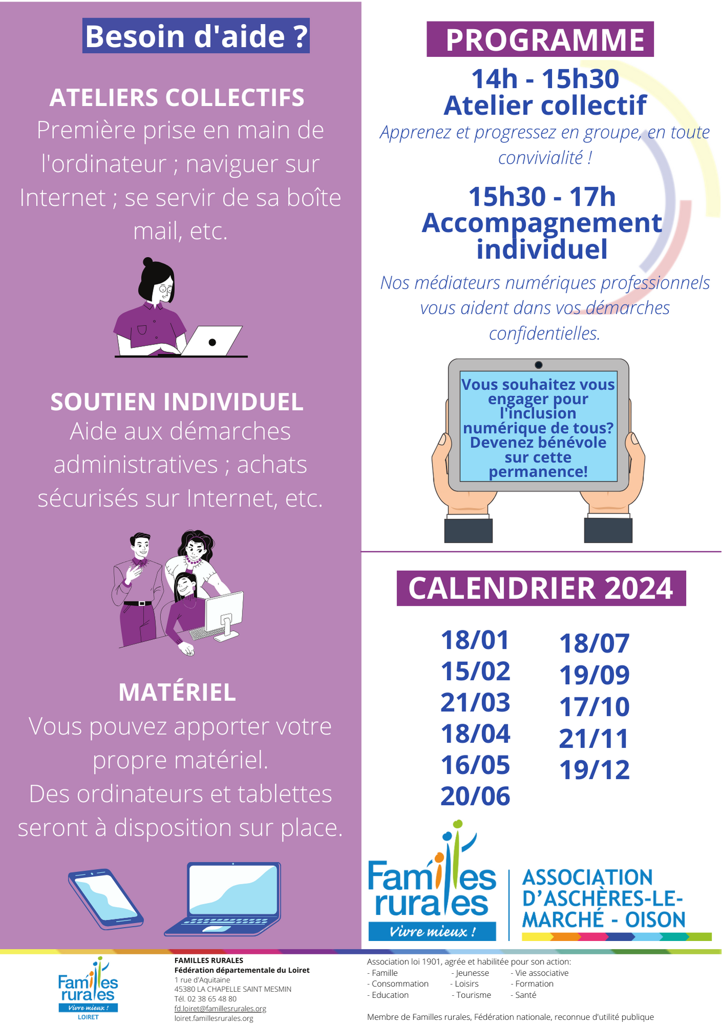 PMN Aschères le Marché dates 2024